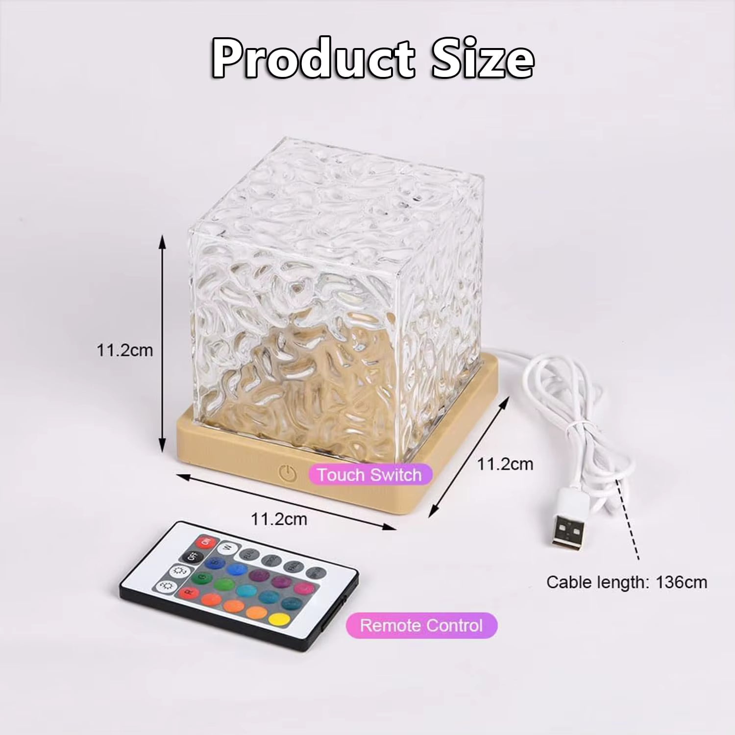Dynamic Water Ripple Lamp
