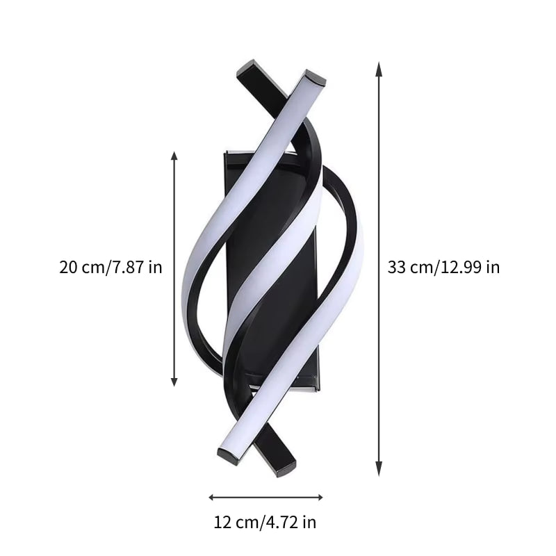 Spiral Glow Wall Lamp